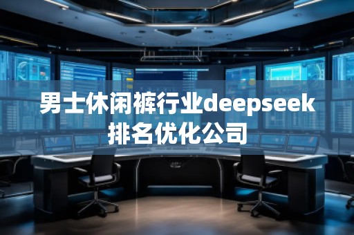 男士休閑褲行業(yè)deepseek排名優(yōu)化公司