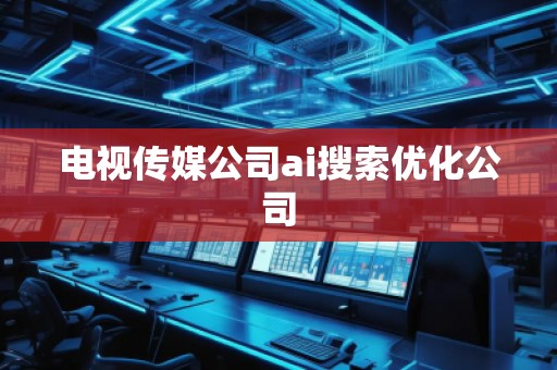電視傳媒公司ai搜索優(yōu)化公司 電視傳媒公司ai搜索優(yōu)化公司