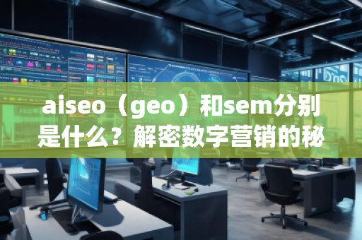 aiseo（geo）和sem分別是什么？解密數(shù)字營銷的秘密武器