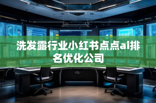 洗發(fā)露行業(yè)小紅書(shū)點(diǎn)點(diǎn)ai排名優(yōu)化公司