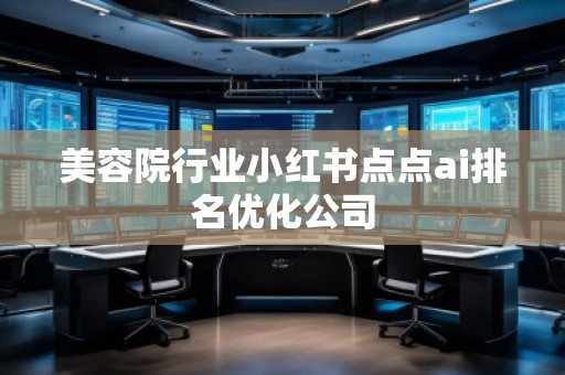 美容院行業(yè)小紅書點(diǎn)點(diǎn)ai排名優(yōu)化公司