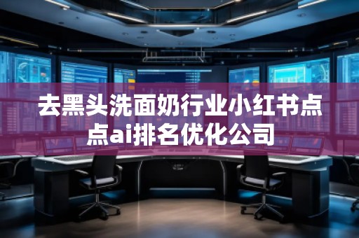 去黑頭洗面奶行業(yè)小紅書點(diǎn)點(diǎn)ai排名優(yōu)化公司