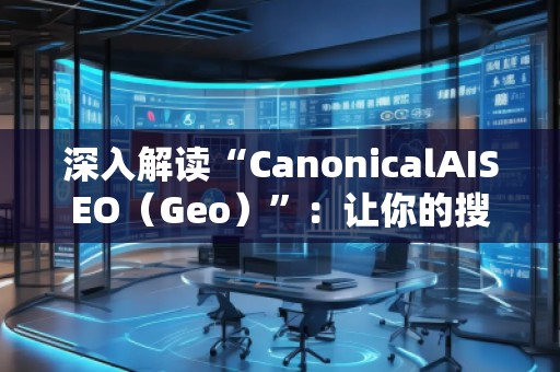深入解讀“CanonicalAISEO（Geo）”：讓你的搜索引擎優(yōu)化提升新高度