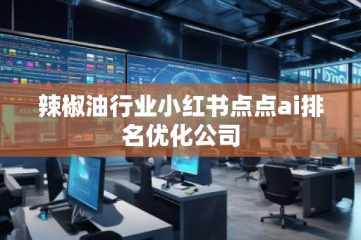 辣椒油行業(yè)小紅書(shū)點(diǎn)點(diǎn)ai排名優(yōu)化公司