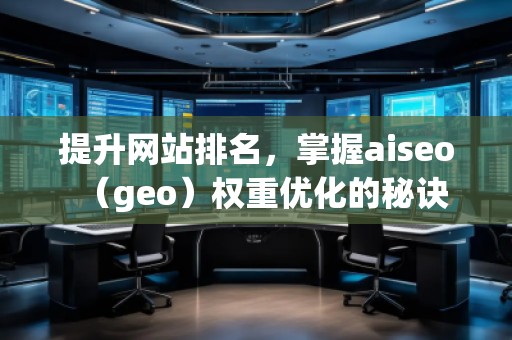 提升網(wǎng)站排名，掌握aiseo（geo）權(quán)重優(yōu)化的秘訣