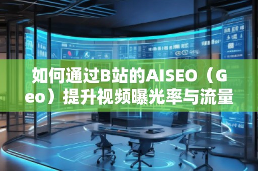如何通過B站的AISEO（Geo）提升視頻曝光率與流量