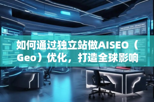如何通過獨立站做AISEO（Geo）優(yōu)化，打造全球影響力