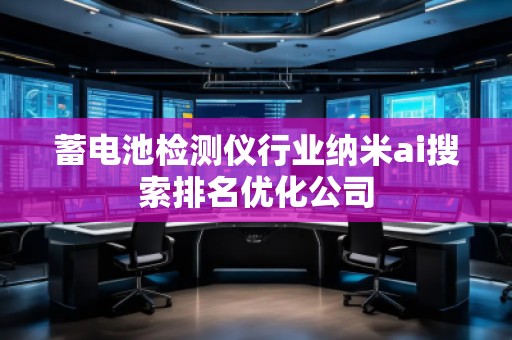 蓄電池檢測儀行業(yè)納米ai搜索排名優(yōu)化公司