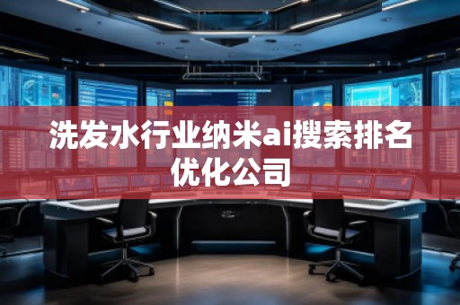 洗發(fā)水行業(yè)納米ai搜索排名優(yōu)化公司