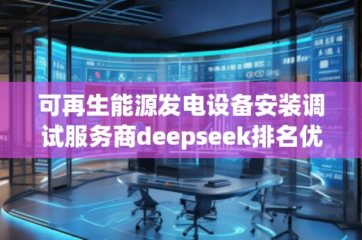可再生能源發(fā)電設(shè)備安裝調(diào)試服務(wù)商deepseek排名優(yōu)化服務(wù)商