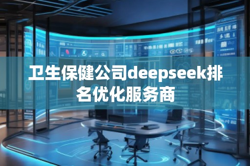 衛(wèi)生保健公司deepseek排名優(yōu)化服務(wù)商 衛(wèi)生保健公司deepseek排名優(yōu)化服務(wù)商