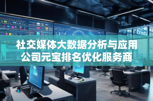 社交媒體大數(shù)據(jù)分析與應(yīng)用公司元寶排名優(yōu)化服務(wù)商